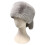 (Gray) Fur Hat with Tail, Warm Wool Hat, Holiday Gift 1