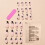 (Section 1) Star Pink Square Fake Nails - 50 Char 3
