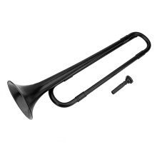 Simple Blowing And Sound, Lightweight B Flat Plastic Bugle Trumpet for Students and Young Beginners, Trumpet Bugle Orchestra Music Instrument with