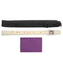 Protective Flute Travel Bag for Keyless Wind Instrument, Versatile Use with Spacious Storage and Adjustable Shoulder Strap, Durable Carry Case for