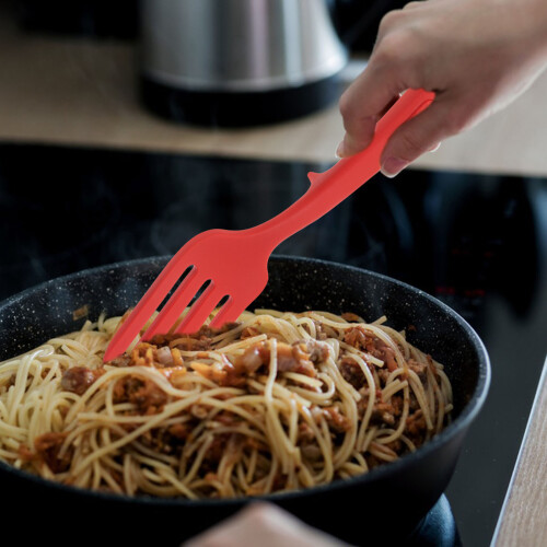 Cooking Fork Silicone Stirring Utensil For Kitchen Use 1pack 2