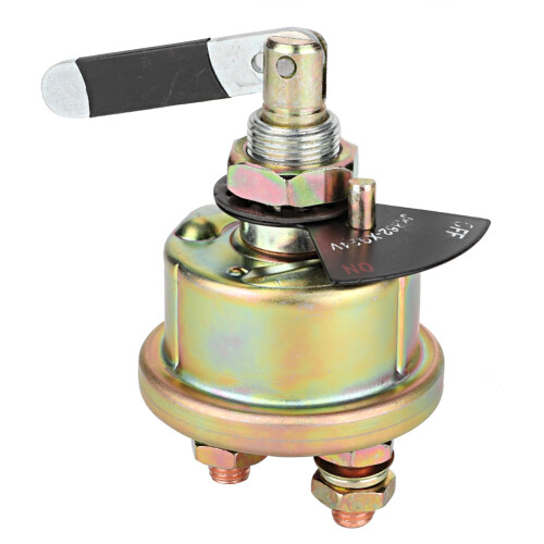 Battery Disconnect Switch with Integrated Safety Features, Kill Switch Designed for24V Systems Featuring Easy Operation and Leakproof Design, 2
