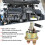 Battery Disconnect Switch with Integrated Safety Features, Kill Switch Designed for24V Systems Featuring Easy Operation and Leakproof Design, 8
