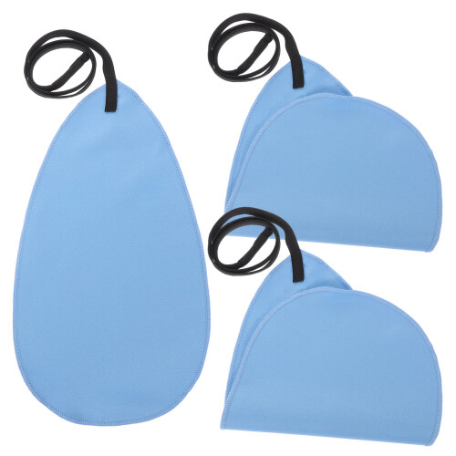 9Pcs Soft Blue Microfiber Cloth for Sax Clarinet Flute Cleaning 1
