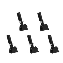 10Pcs Black Mop Rod Clamp Stainless Steel Replacement Clip