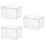 3Pcs Clear Bread Holder Storage Box PP Fresh Keep Kitchen Organizer 8