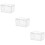 3Pcs Clear Bread Holder Storage Box PP Fresh Keep Kitchen Organizer 10