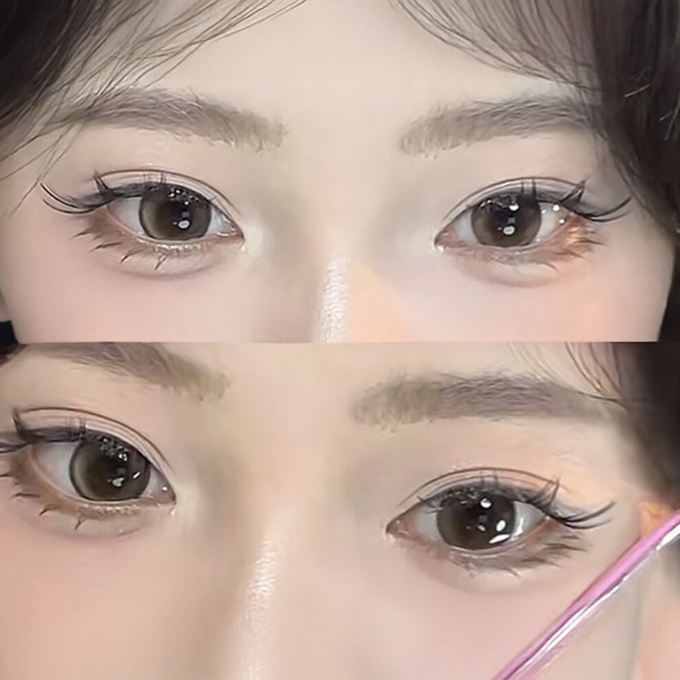 Dachuang Beauty Black Fluffy Mermaid Eyelash Clusters For Parties