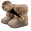 2Paires Bottes D'hiver Bébé Beige Chaudes 2
