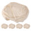 5Pièces En Tissu Beige Pour Panier De Pâte Cuisson 9