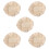 5Pièces En Tissu Beige Pour Panier De Pâte Cuisson 11