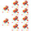 1200Pcs Game Chips Plastic Markers Assorted Colors for Kids Math 9