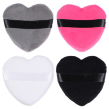 Face Powder Puff Soft Cotton Puff Pink 4pcs