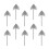 20Pcs Silver Stainless Corner Puttying Trowel with Ergonomic Grip 2