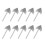 20Pcs Silver Stainless Corner Puttying Trowel with Ergonomic Grip 3