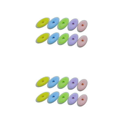 60Pcs Assorted Color Rubber Erasers Plastic for Student Ballpoint Use 1