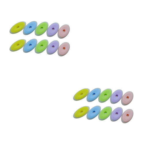 60Pcs Assorted Color Rubber Erasers Plastic for Student Ballpoint Use 2