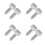 8Pcs Durable Stainless Steel Hand Retractable Spring Loaded Latch Pin 8