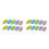 60Pcs Assorted Color Rubber Erasers Plastic for Student Ballpoint Use 7