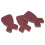 Aluminum Oxide Sanding Pads, Intricate Corners Fine Flocking Material Versatile Flocking Material Precision Sanding Secure Attachment Efficient 4