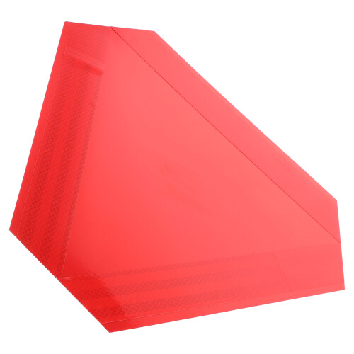 2Pièces Rouge Triangle Aluminium Résistant 1