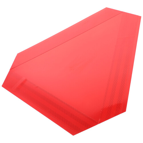 2Pièces Rouge Triangle Aluminium Résistant 2