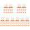 60Pcs Cute Egg Cups Holder White Stand for Home Dining Use 2