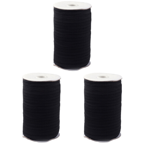 Schwarzes Polyester Stretchband Für Hosenbund Bekleidung