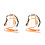 2Pièces De Ski Enfants Orange Résistant De Traction 4