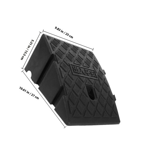 Zwarte Plastic Draagbare Auto Oprit Ramp Veiligheid En 1