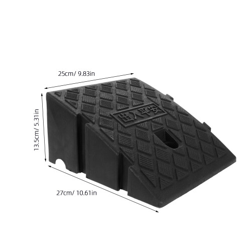 Zwarte Plastic Draagbare Auto Oprit Ramp Veiligheid En 2