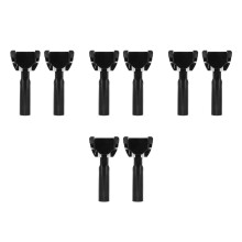 8Stk Verchromte Mopphalter- , Robust, Für Haushalt