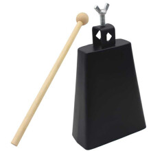 Sturdy Cow Bell With Stick For Musical Performance, Widely Used Metal Cowbell Noise Maker, Warranty Comfortable Grip Handle Percussion Instrument For