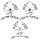 3Sets Dog Cosplay Headband Tail Set Soft Material Costume 4