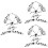3Sets Dog Cosplay Headband Tail Set Soft Material Costume 7