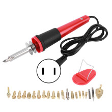 Silicone Safety Lock Equipped Soldering Iron Head, Reliable and Stylish Tool for Wood Panel and Leather Pyrography, Stable Output Design for DIY