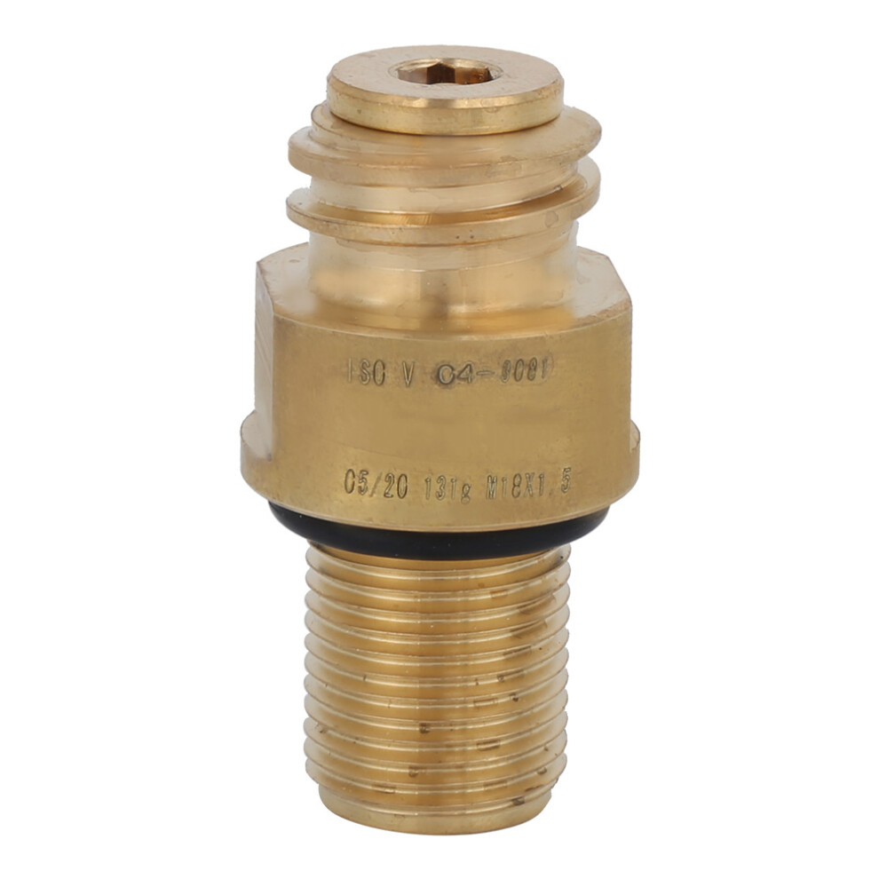 Qcc1type1connection Adapter For Propane Systems, No Tools Required Installation For Fast Setup, Solid Brass Construction With High Hardness, Pol 9365509880500