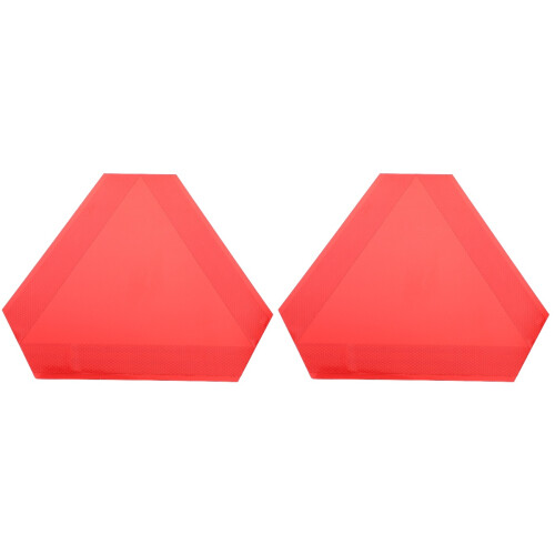 2Pièces Rouge Triangle Aluminium Résistant