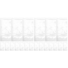 100Pcs Clear Hdpe Fish Bags Durable Plastic Shipping Bags for Storage