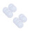 10Pcs White Enamel Round Plates Easy Clean Serving Plates for Dinner 7