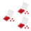 150Pcs Cute Red Metal Plastic Thumbtacks for Wall Cork Board Use 1