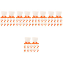 60Pcs Cute Egg Cups Holder White Stand for Home Dining Use