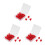 150Pcs Cute Red Metal Plastic Thumbtacks for Wall Cork Board Use 6