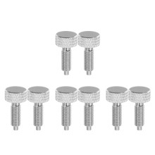 8Pcs Durable Stainless Steel Hand Retractable Spring Loaded Latch Pin