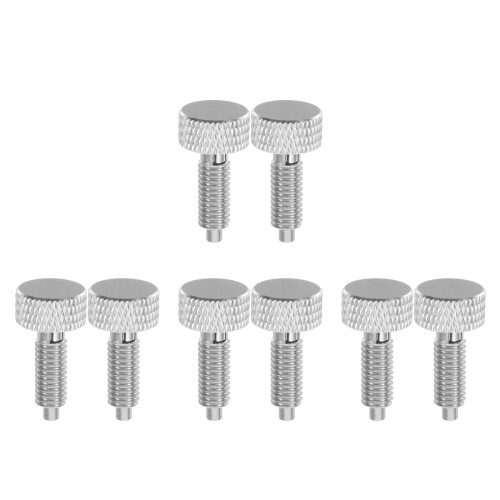 8Pcs Durable Stainless Steel Hand Retractable Spring Loaded Latch Pin