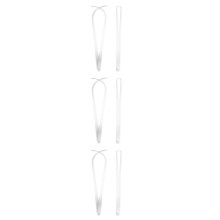 6Pcs Silver Clay Measuring Caliper Durable Steel Simple Measuring Tool