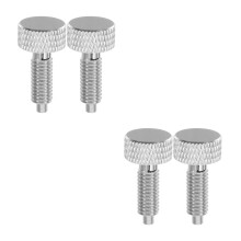 4Pcs Hand Retractable Spring Plunger Pin Stainless Steel for Equipment