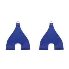 2Pcs Lightweight PU Chicken Transport Bag Blue with Handle Sling