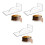 3Pcs Acrylic Cake Smoother Transparent Scraper Durable Baking Tool 9