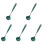 5Pcs Long Handle Silicone Soup Ladles Non-Stick Kitchen Spoons 1